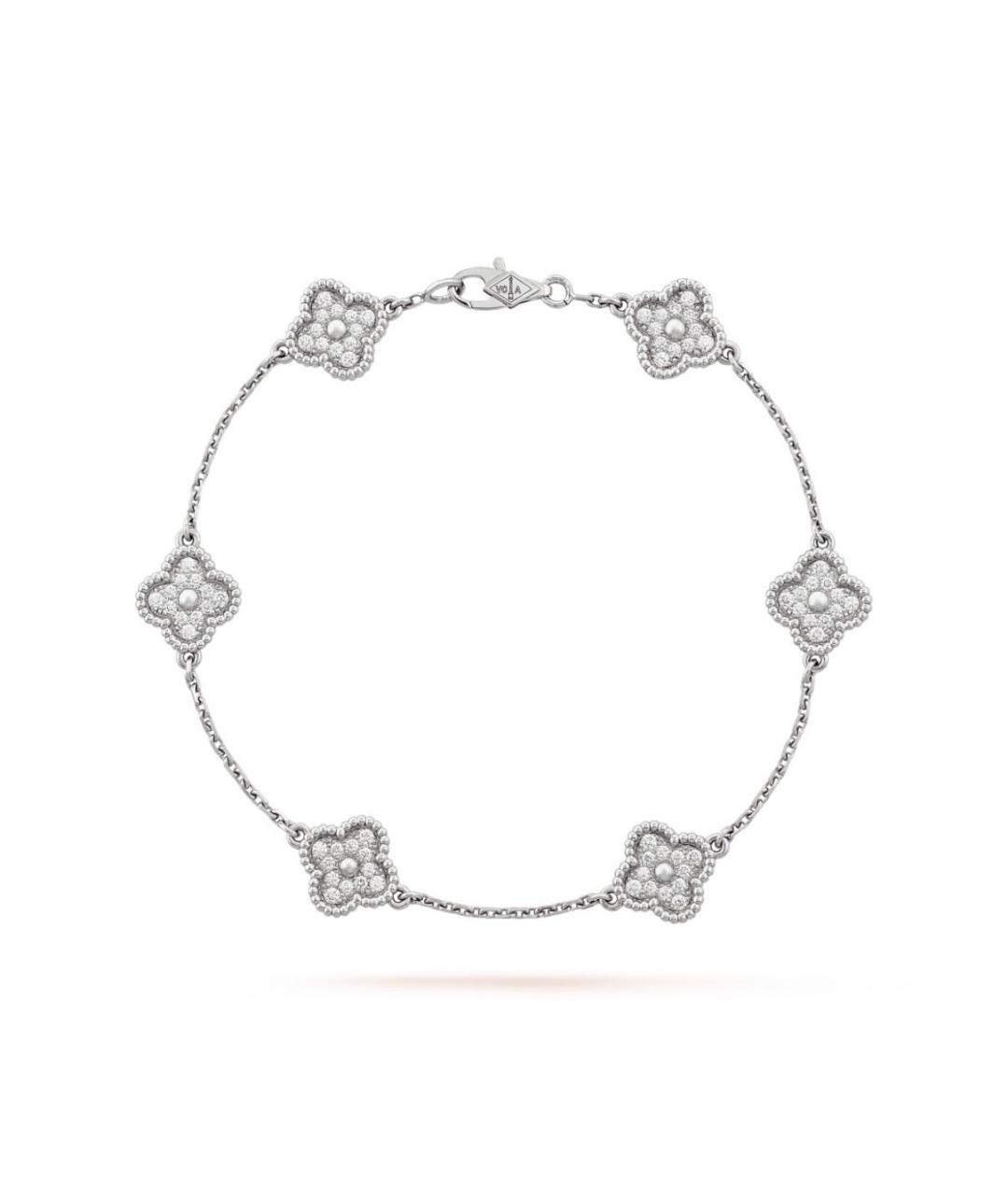 VAN CLEEF & ARPELS Серебряный браслет из белого золота, фото 7