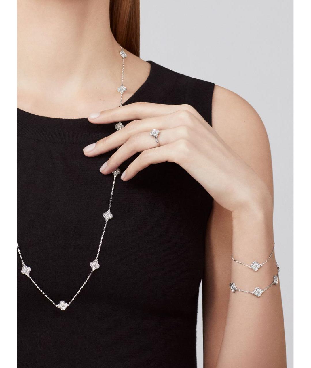 VAN CLEEF & ARPELS Серебряный браслет из белого золота, фото 6