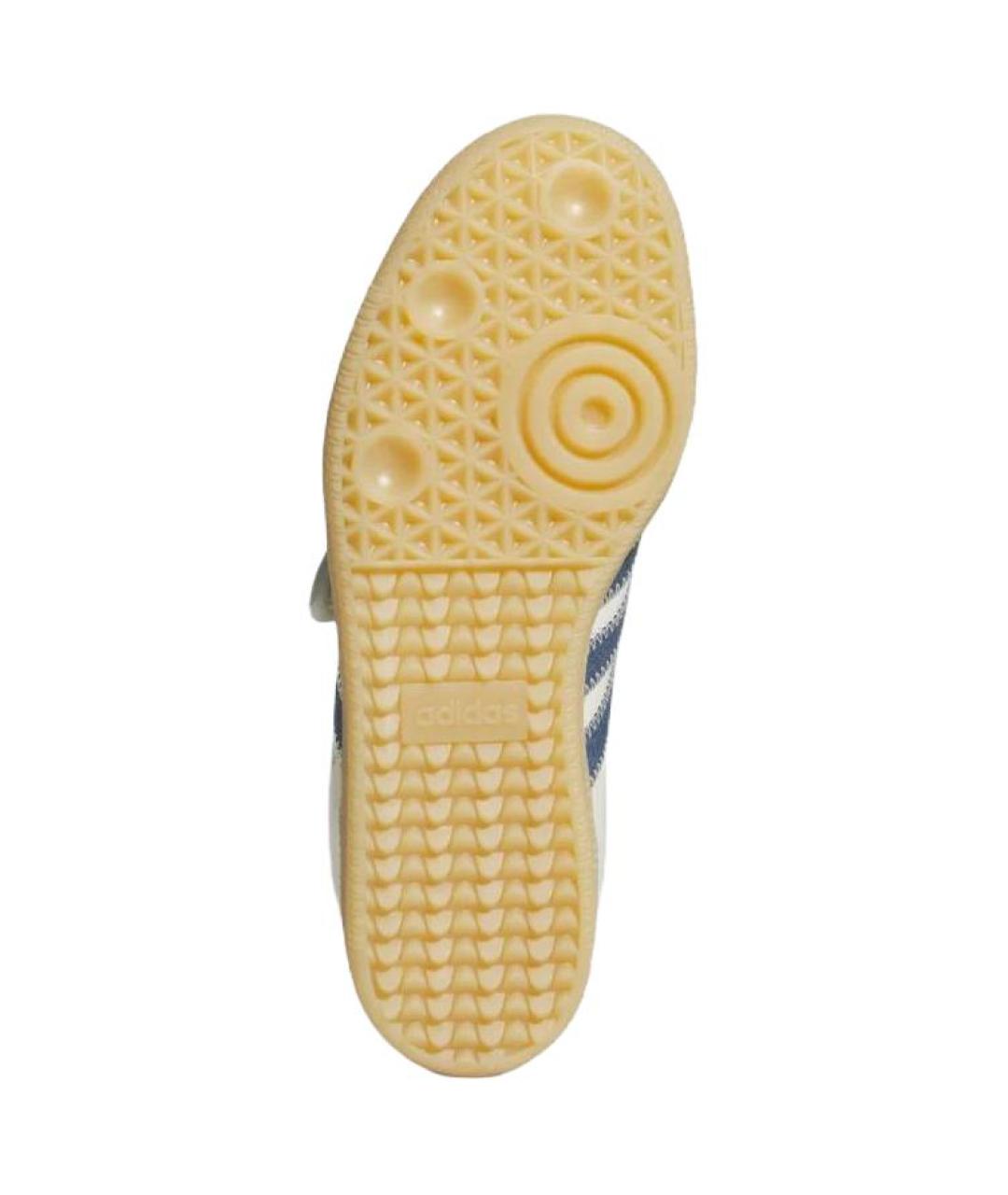 ADIDAS Белые кожаные балетки, фото 4