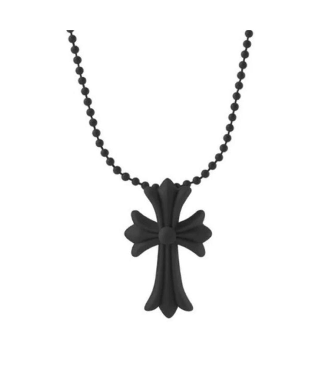 CHROME HEARTS Черная цепочка/подвеска, фото 1