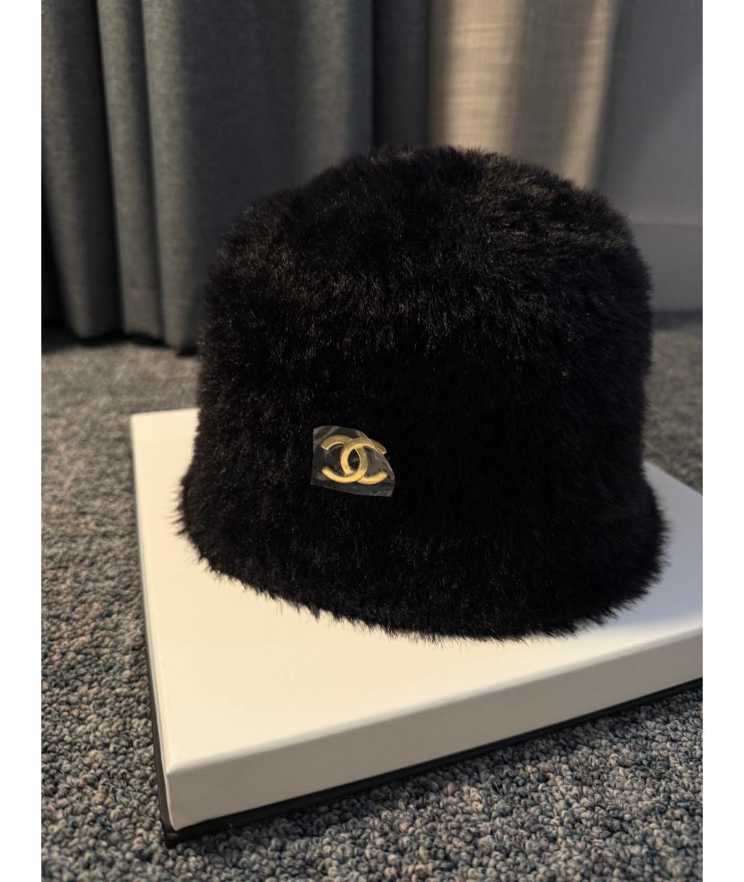 CHANEL Черная панама, фото 3