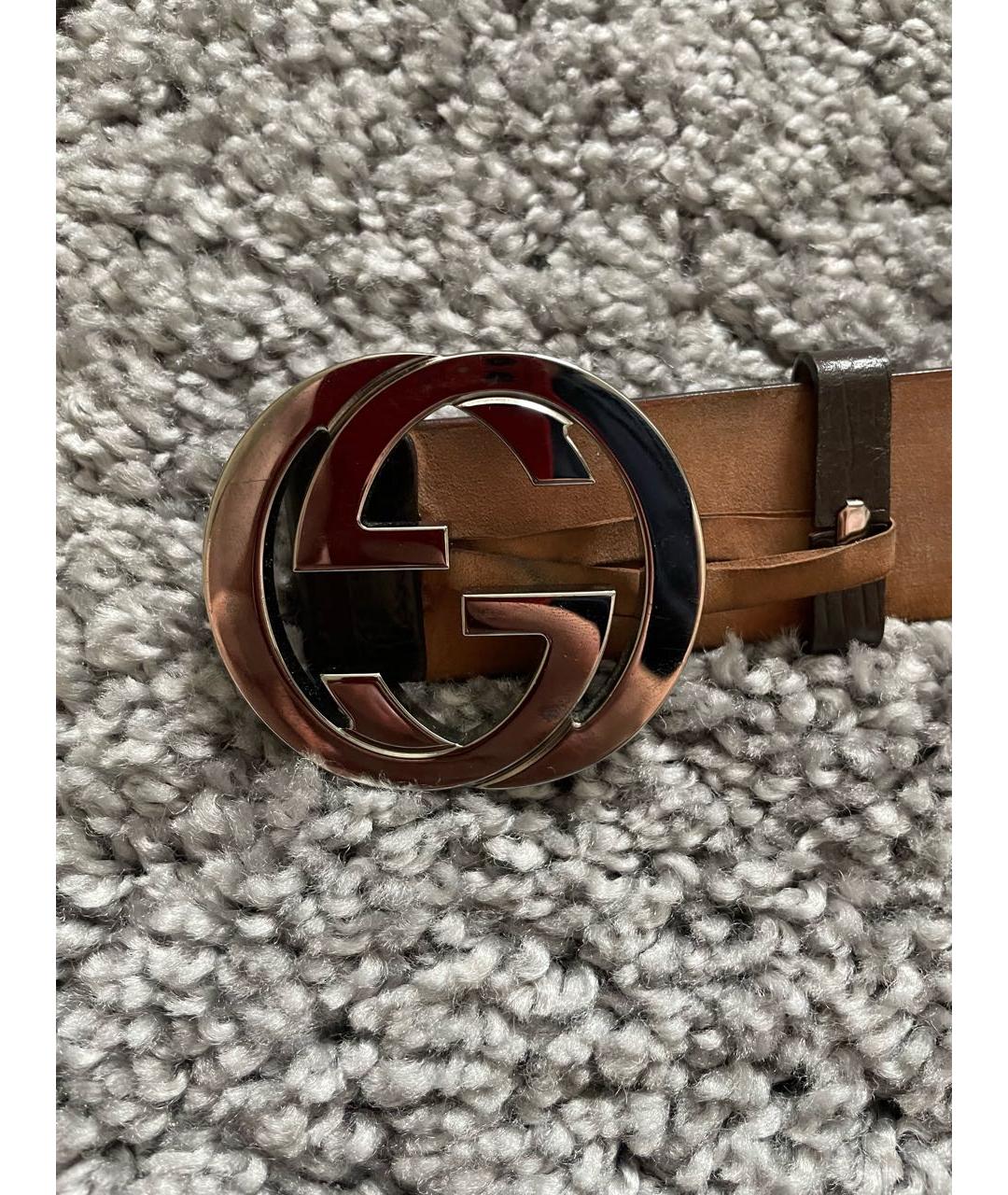 GUCCI Кожаный ремень, фото 2