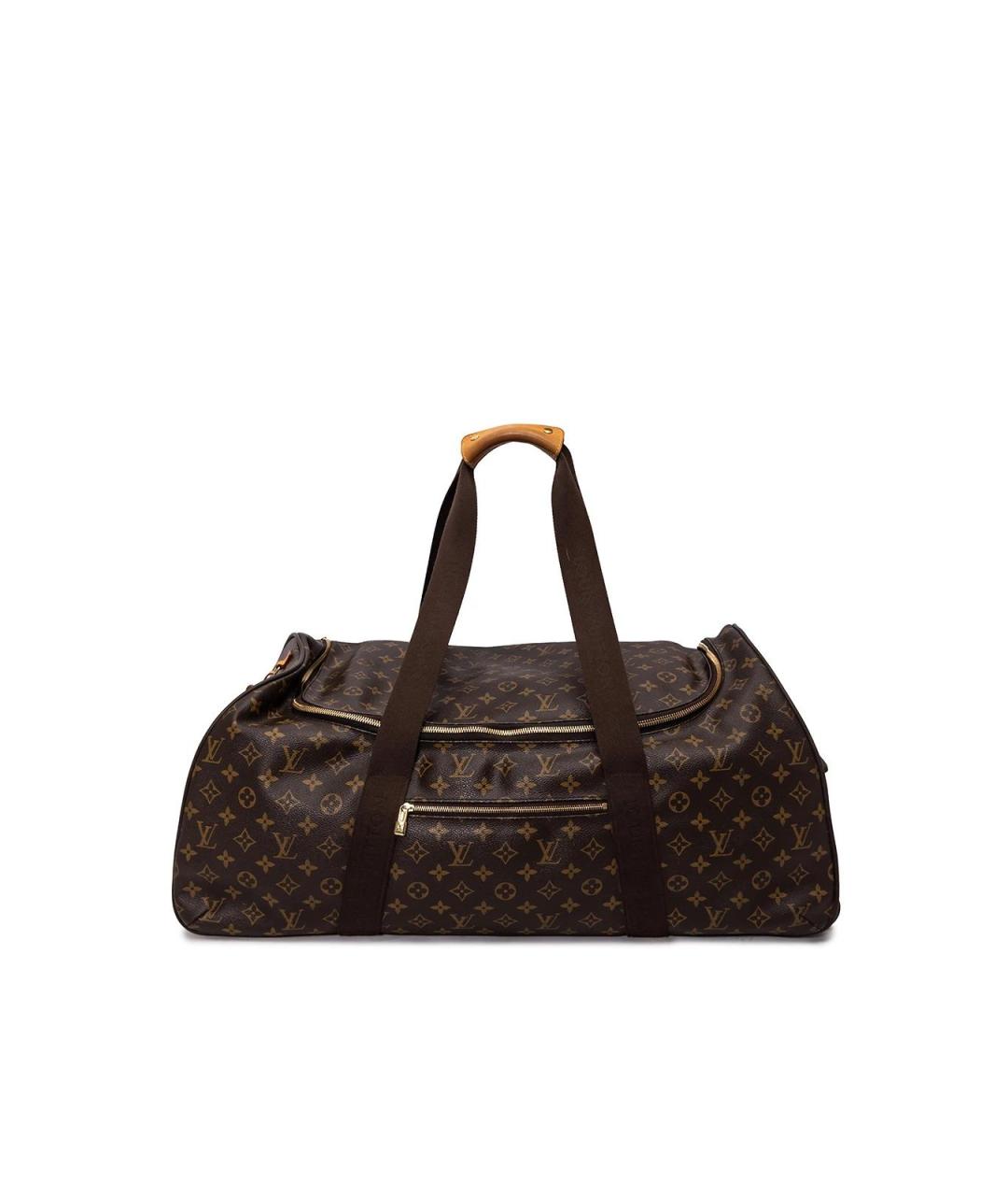 LOUIS VUITTON Коричневая кожаная сумка тоут, фото 1