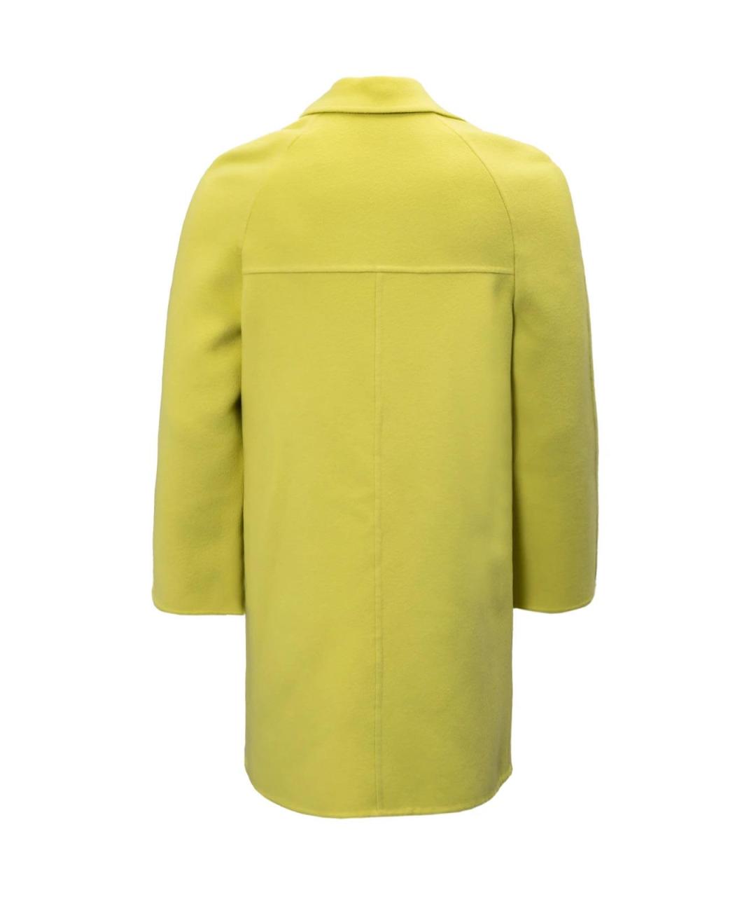 VALENTINO Желтое шерстяное пальто, фото 2