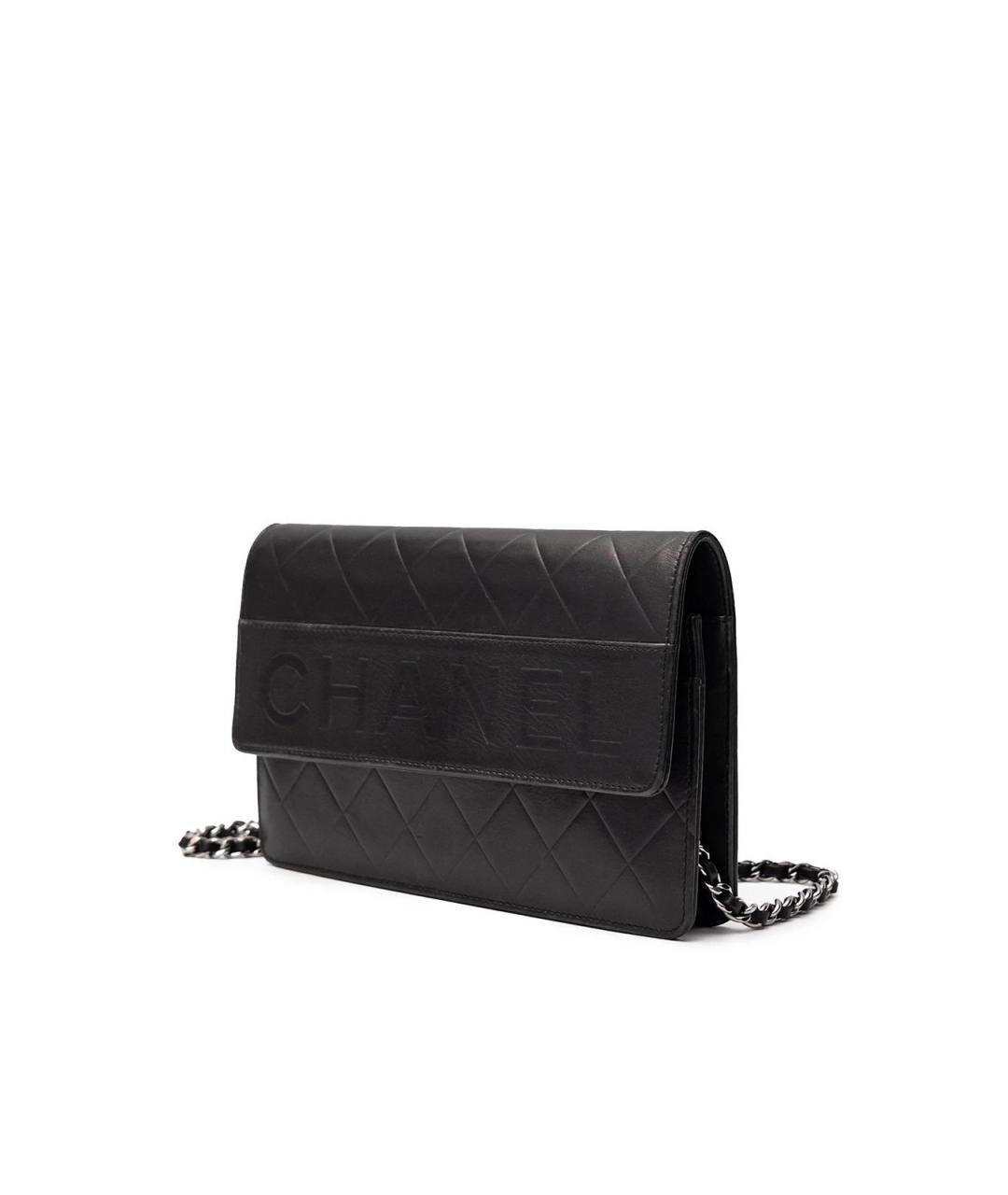 CHANEL Черная кожаная сумка тоут, фото 3