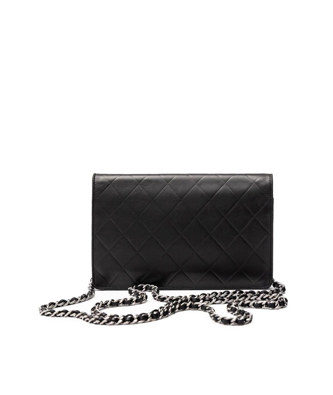 CHANEL Черная кожаная сумка тоут, фото 5