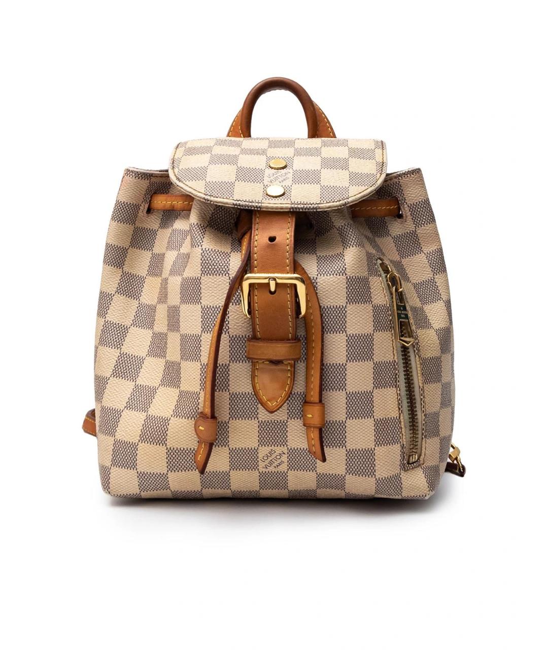 LOUIS VUITTON Бежевый кожаный рюкзак, фото 1
