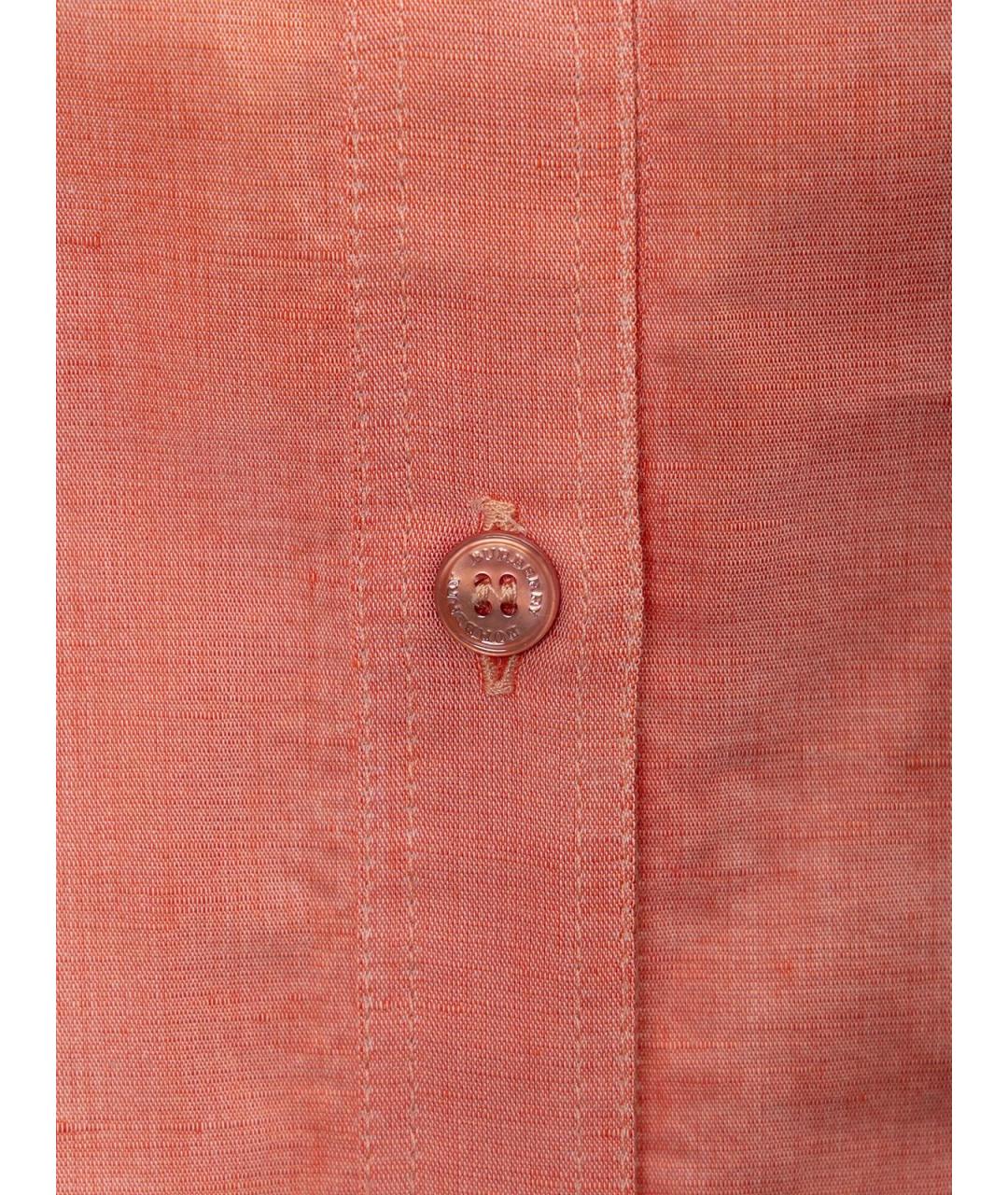 BURBERRY Красная хлопковая рубашка, фото 4