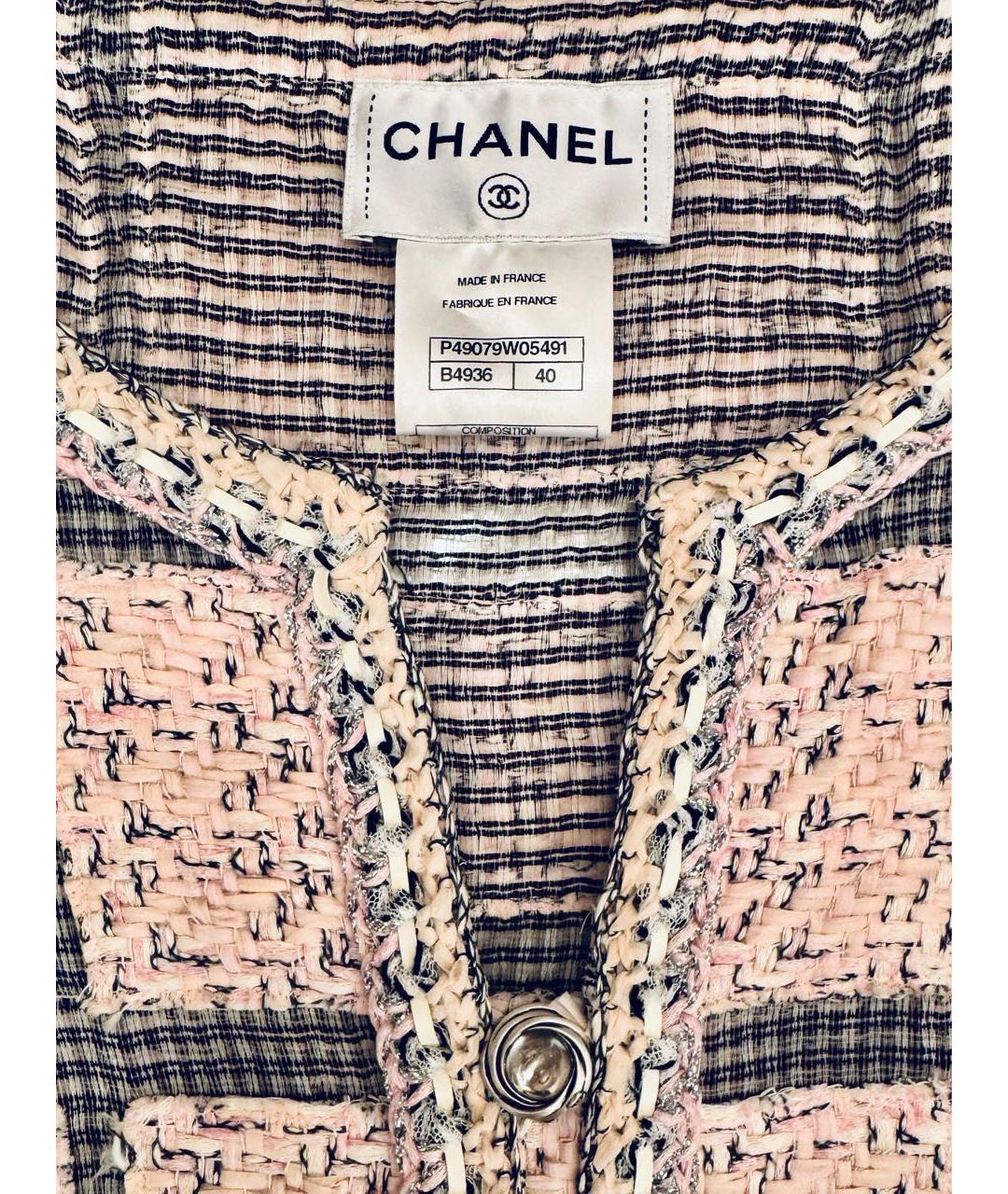 CHANEL Мульти твидовая блузы, фото 3