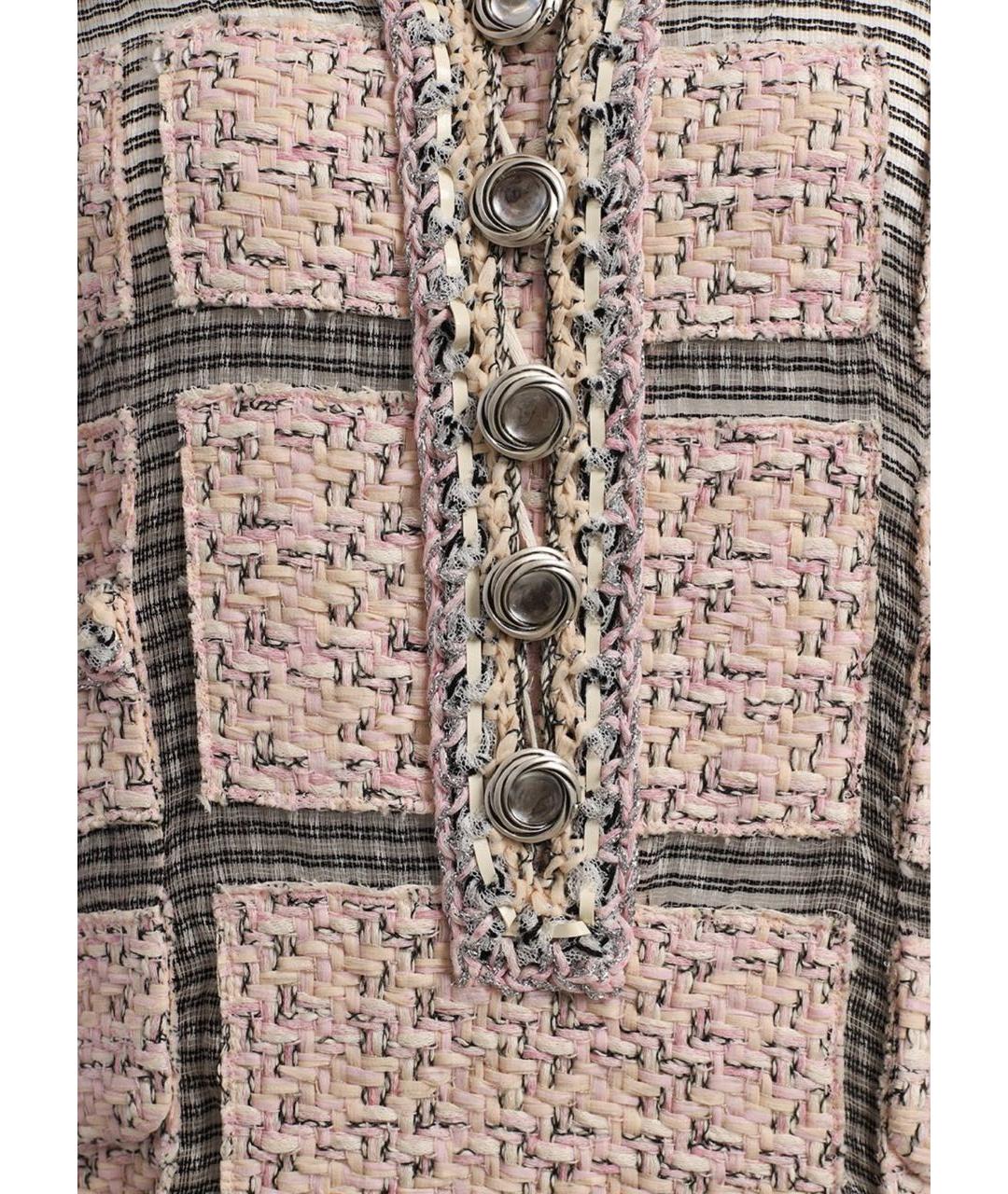 CHANEL Мульти твидовая блузы, фото 4