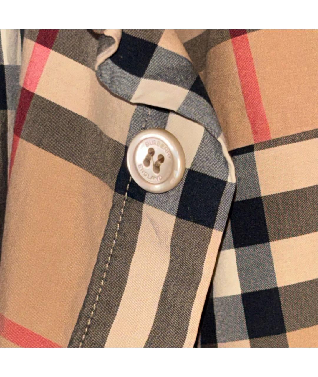 BURBERRY Бежевая кэжуал рубашка, фото 4