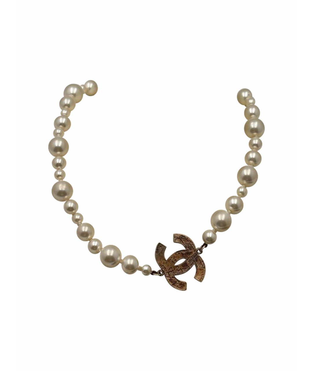 CHANEL Бежевое колье, фото 1