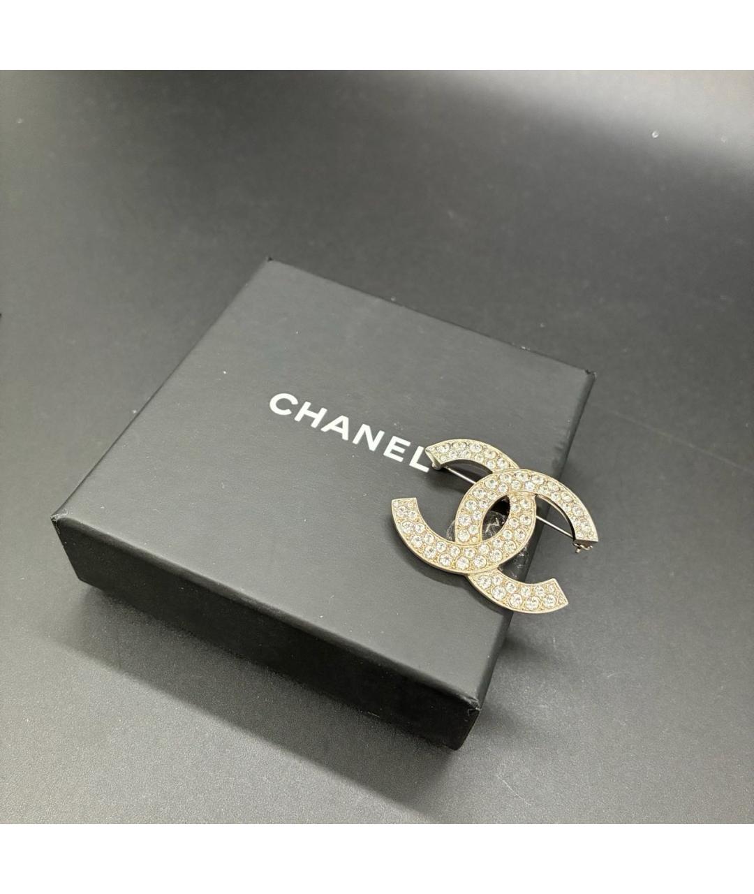 CHANEL Золотая металлическая булавка / брошь, фото 5