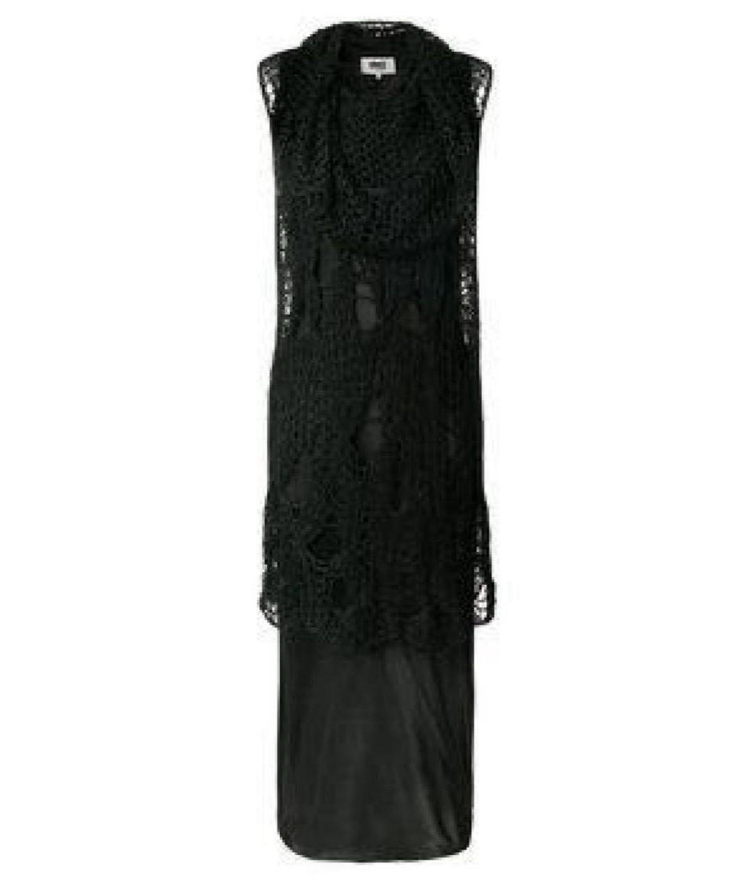 MM6 MAISON MARGIELA Черное коктейльное платье, фото 2