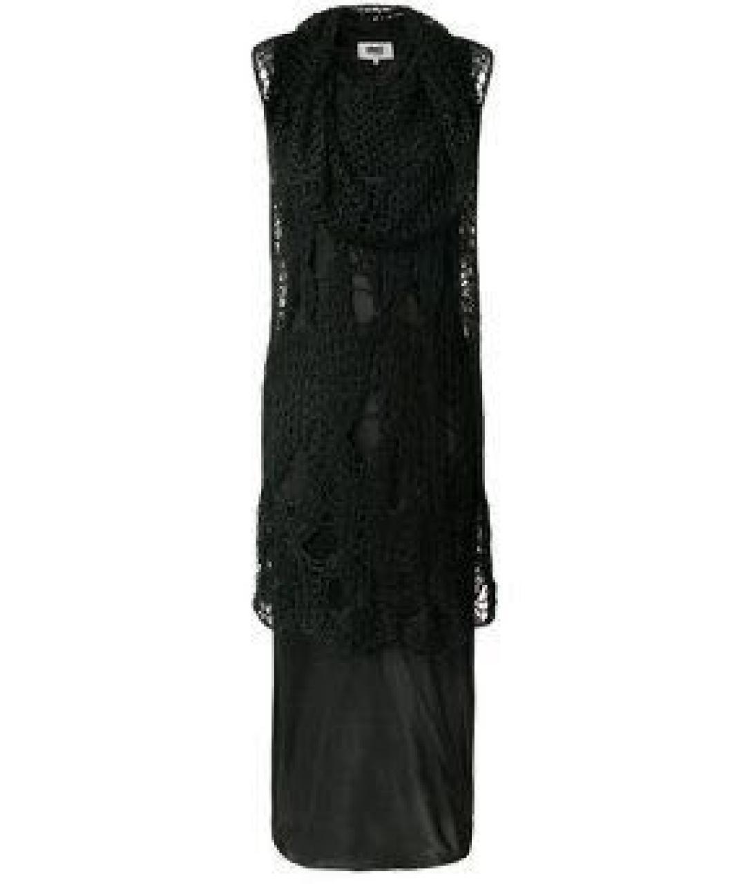 MM6 MAISON MARGIELA Черное коктейльное платье, фото 1