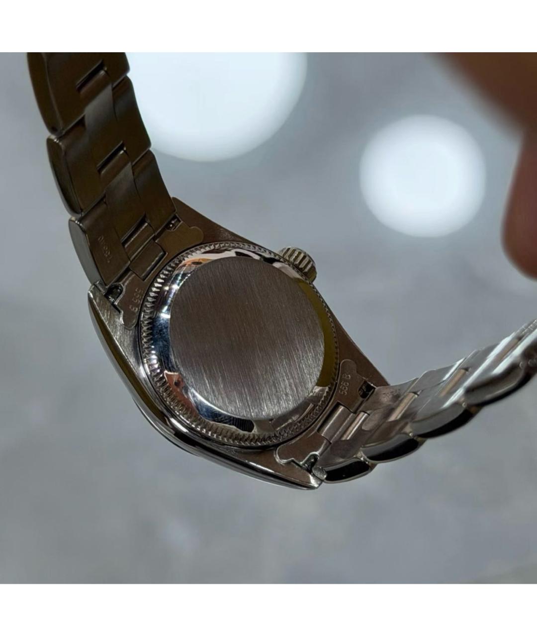 ROLEX Серебряные металлические часы, фото 8