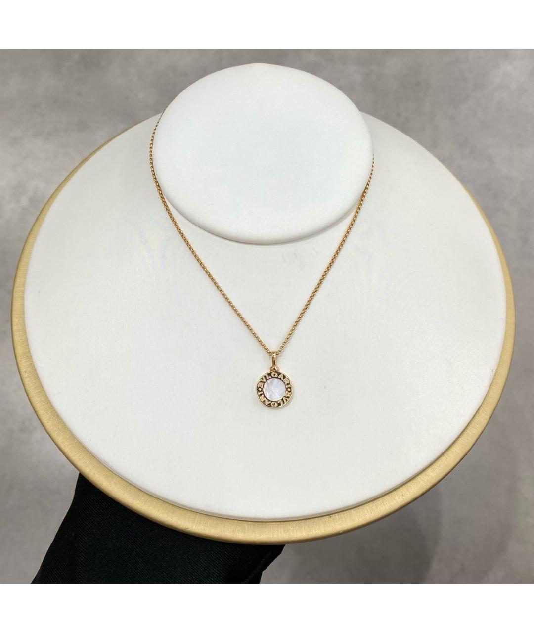 BVLGARI Золотое колье из розового золота, фото 8