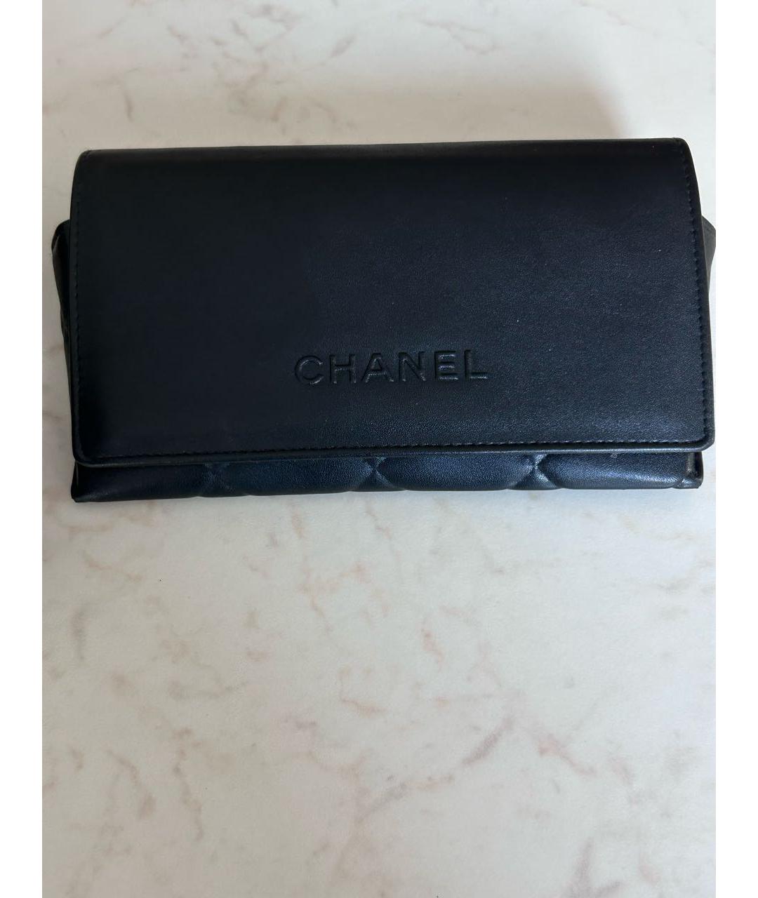 CHANEL Черные пластиковые солнцезащитные очки, фото 4