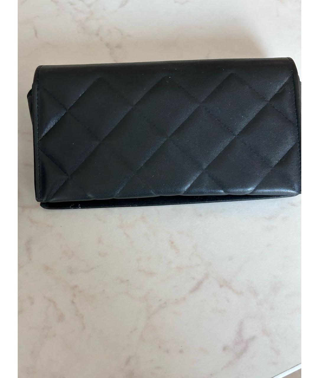 CHANEL Черные пластиковые солнцезащитные очки, фото 5