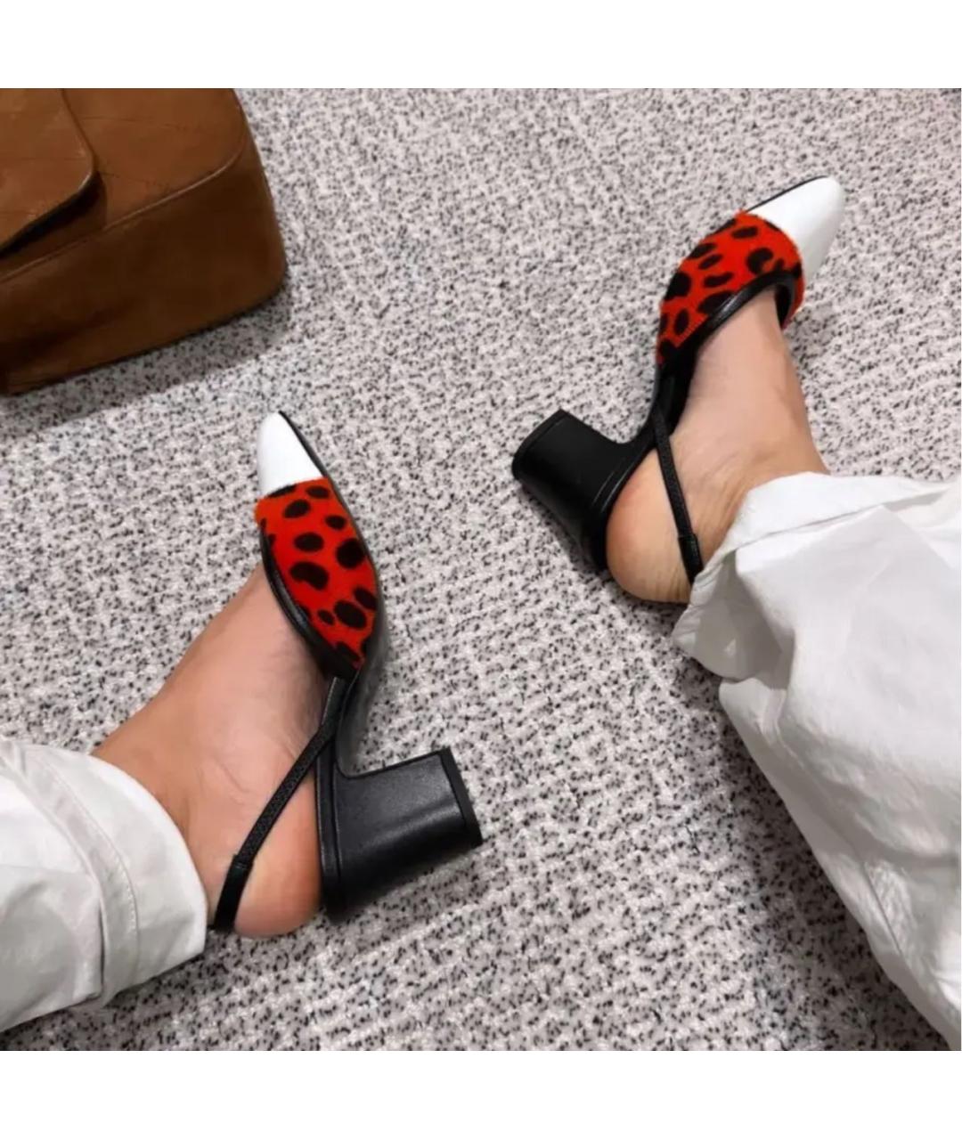 CHANEL Мульти кожаные туфли, фото 3