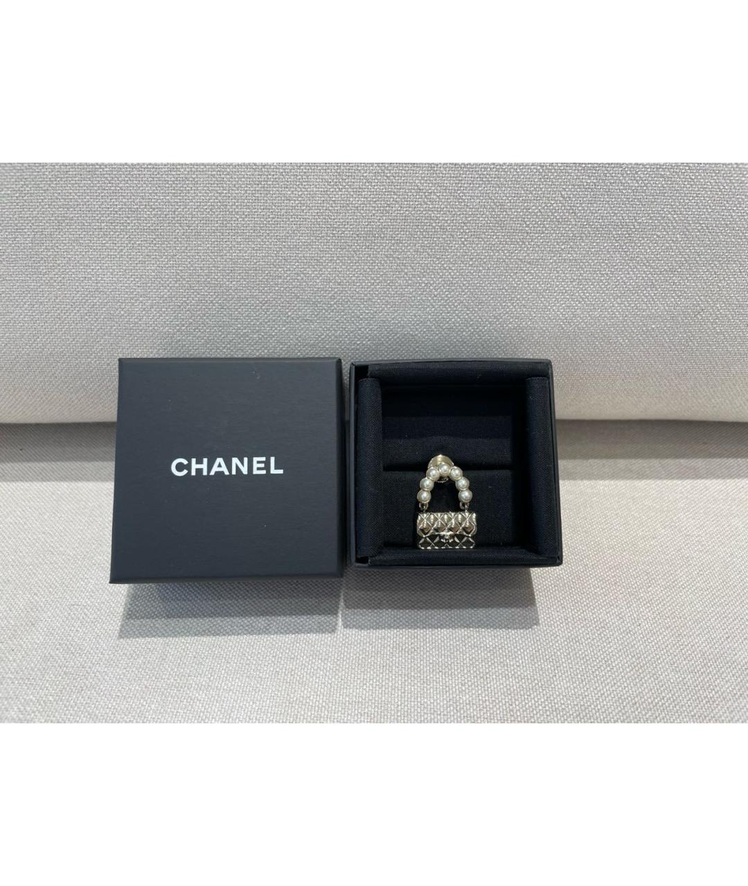 CHANEL Серебряная булавка / брошь, фото 8
