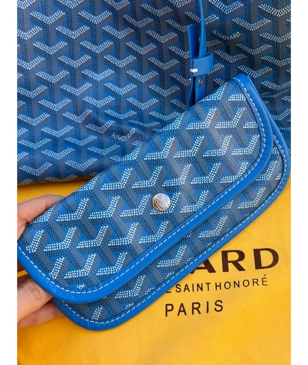 GOYARD Синяя сумка тоут, фото 2