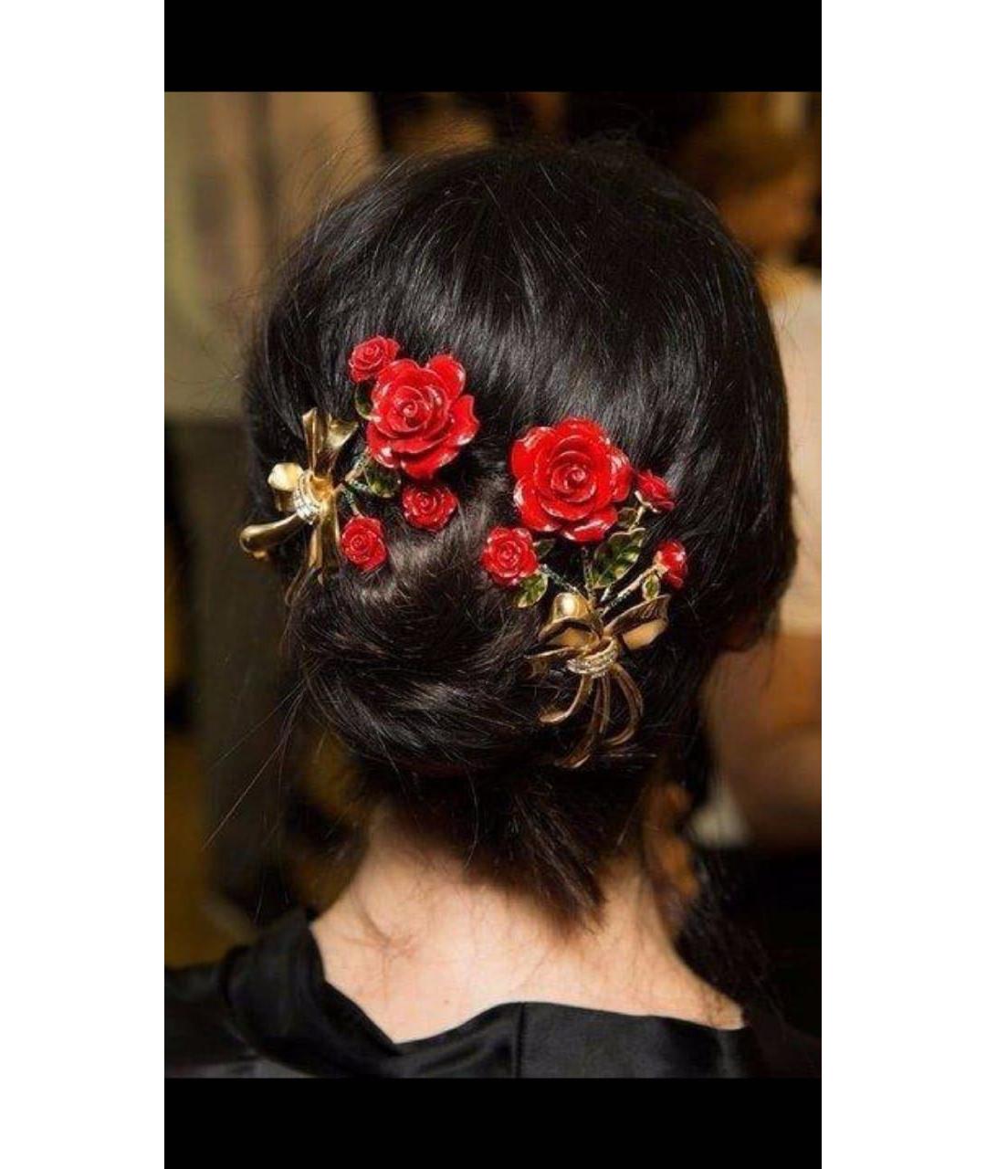 DOLCE&GABBANA Красная заколка, фото 3