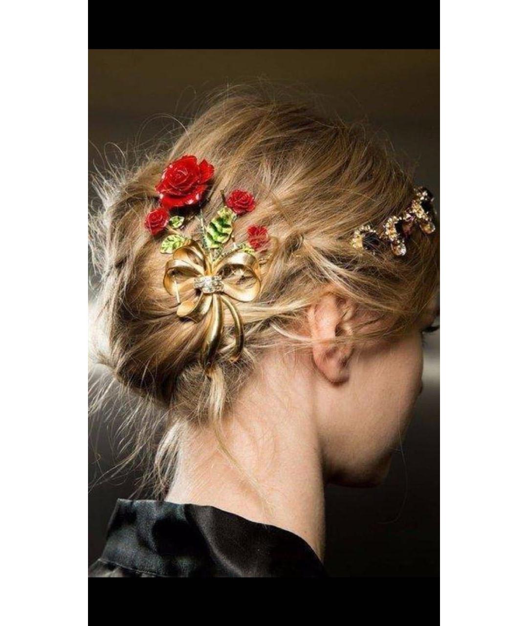 DOLCE&GABBANA Красная заколка, фото 2