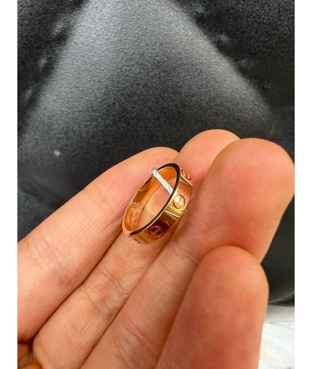 CARTIER Золотое кольцо из розового золота, фото 4