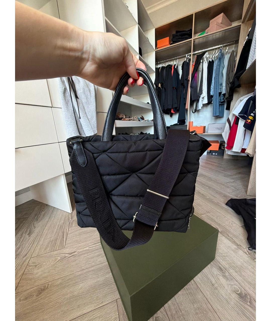 PRADA Черная сумка тоут, фото 3