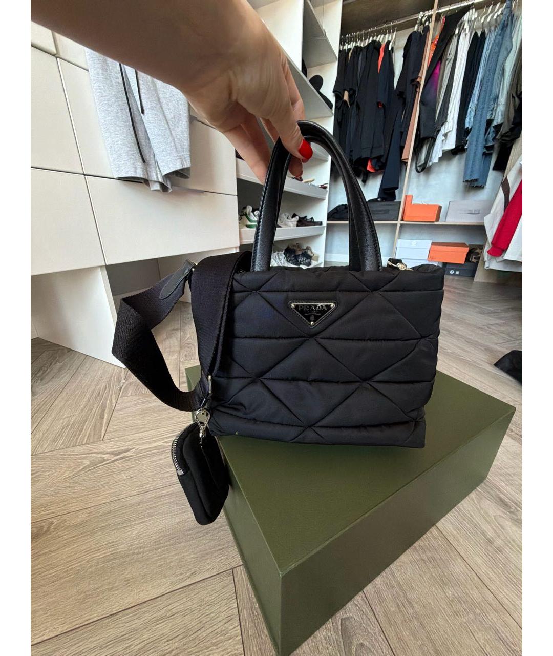 PRADA Черная сумка тоут, фото 5