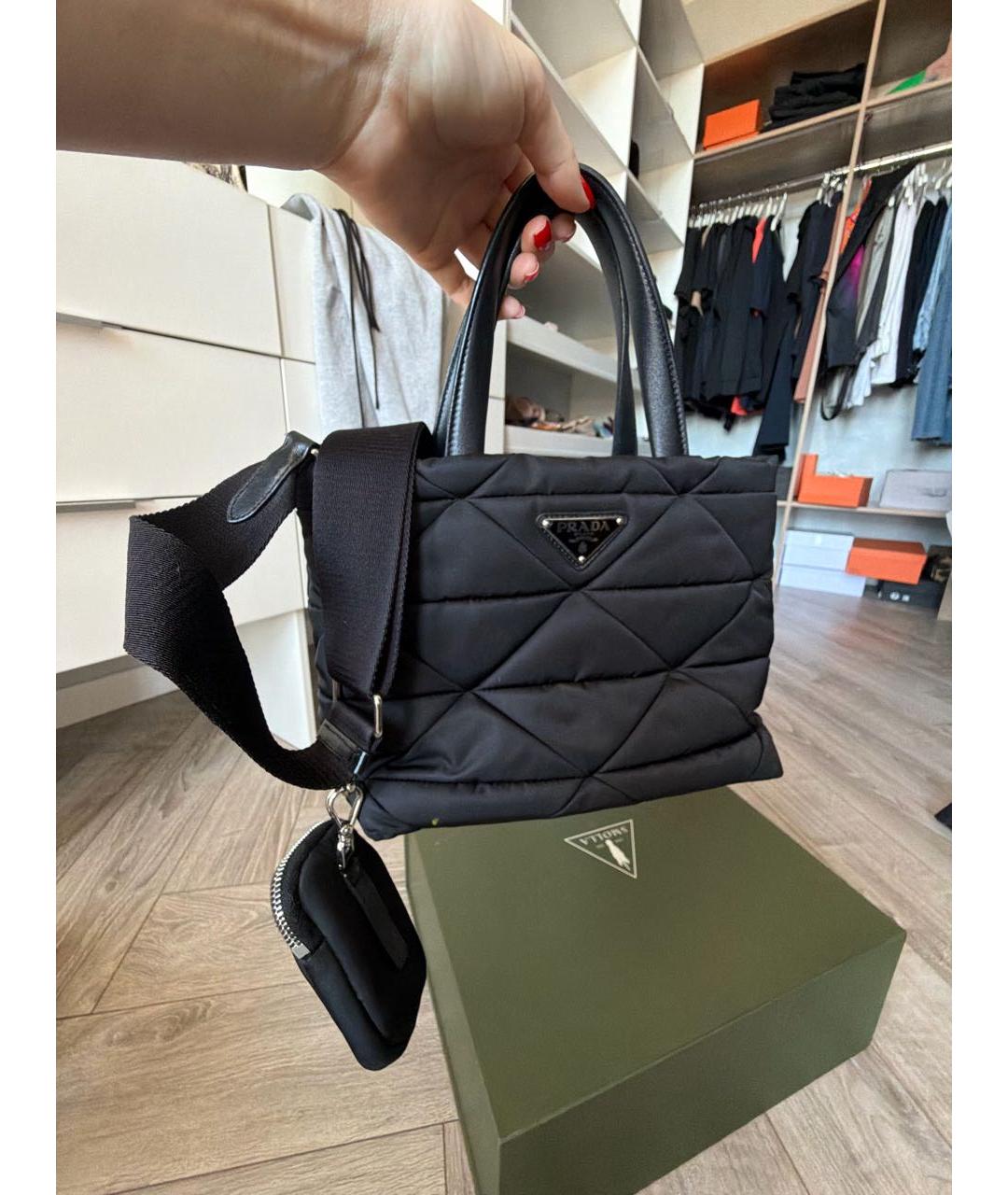 PRADA Черная сумка тоут, фото 2