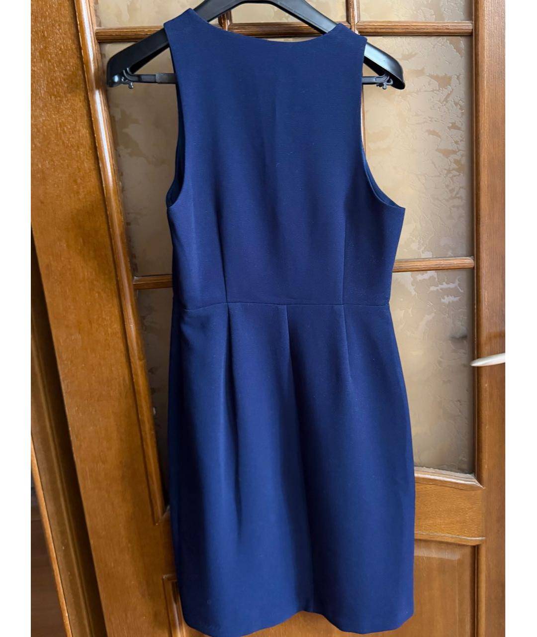 BCBG MAXAZRIA Синее полиэстеровое повседневное платье, фото 2