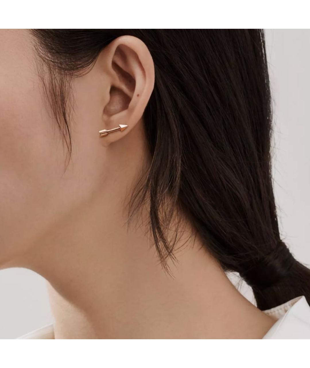 TIFFANY&CO Серебряные серьги из розового золота, фото 2