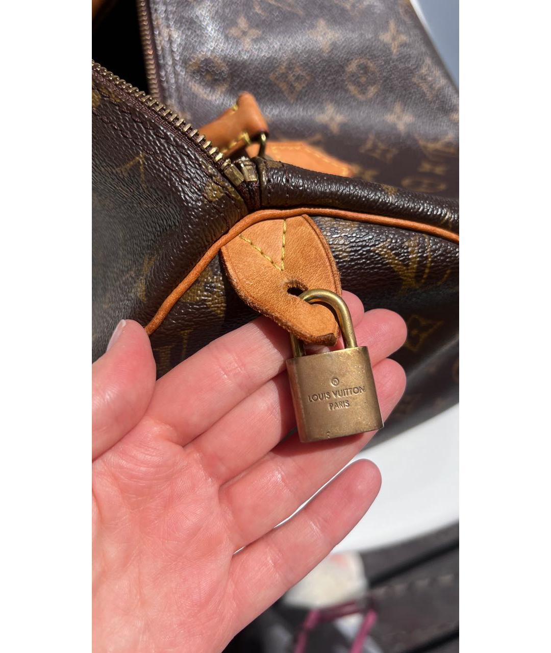 LOUIS VUITTON Коричневая сумка тоут, фото 6
