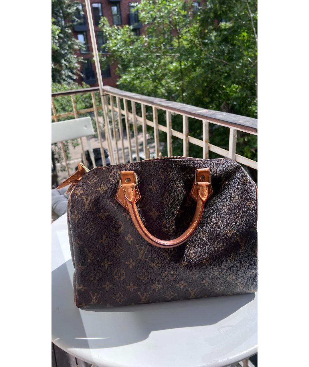 LOUIS VUITTON Коричневая сумка тоут, фото 7