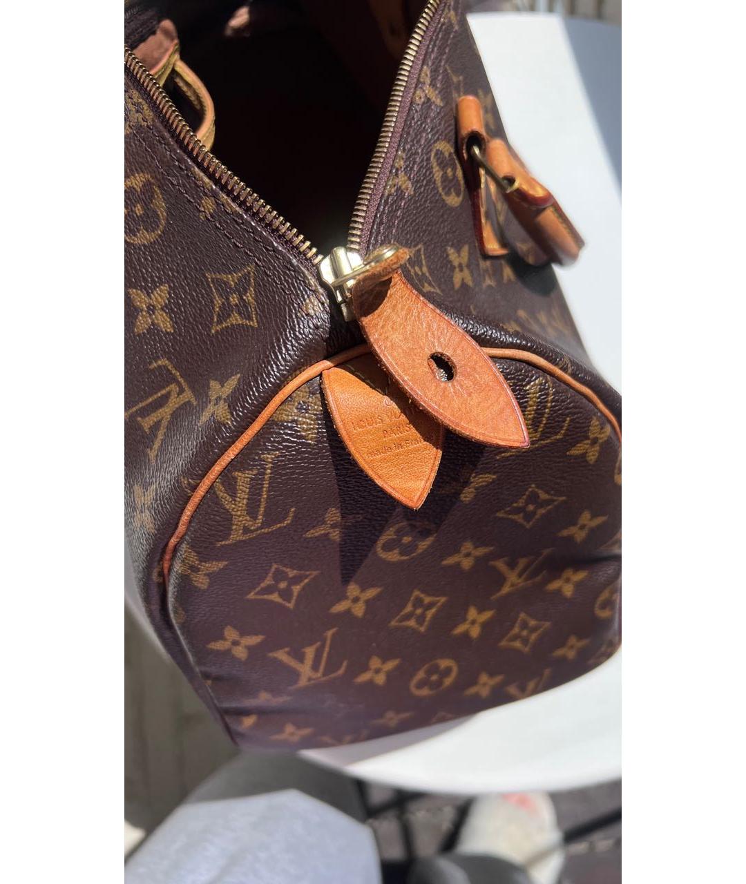LOUIS VUITTON Коричневая сумка тоут, фото 5