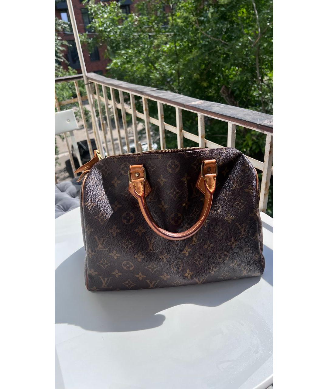 LOUIS VUITTON Коричневая сумка тоут, фото 3