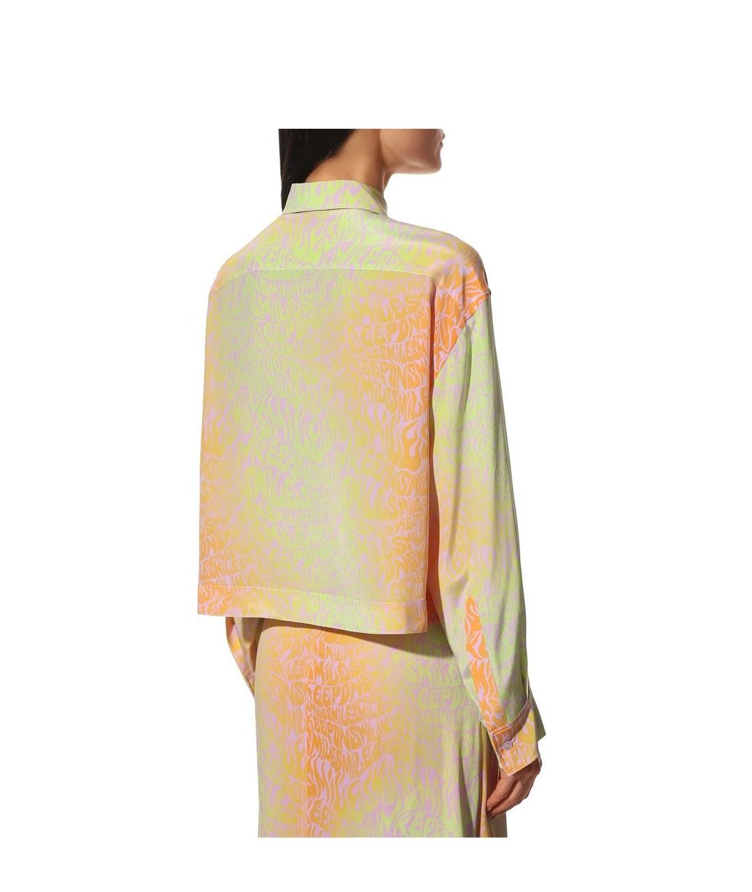 STELLA MCCARTNEY Мульти шелковая блузы, фото 2