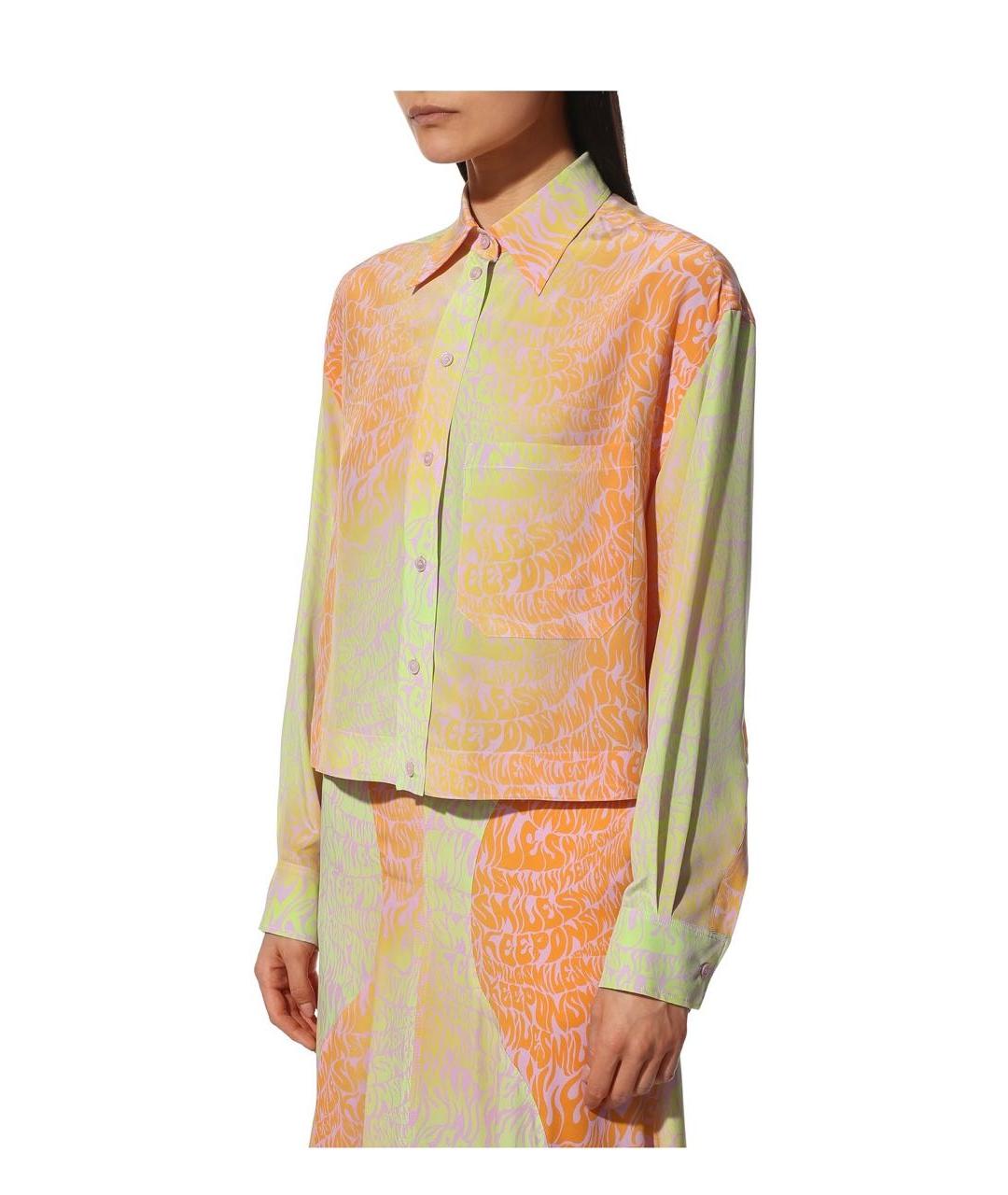 STELLA MCCARTNEY Мульти шелковая блузы, фото 4