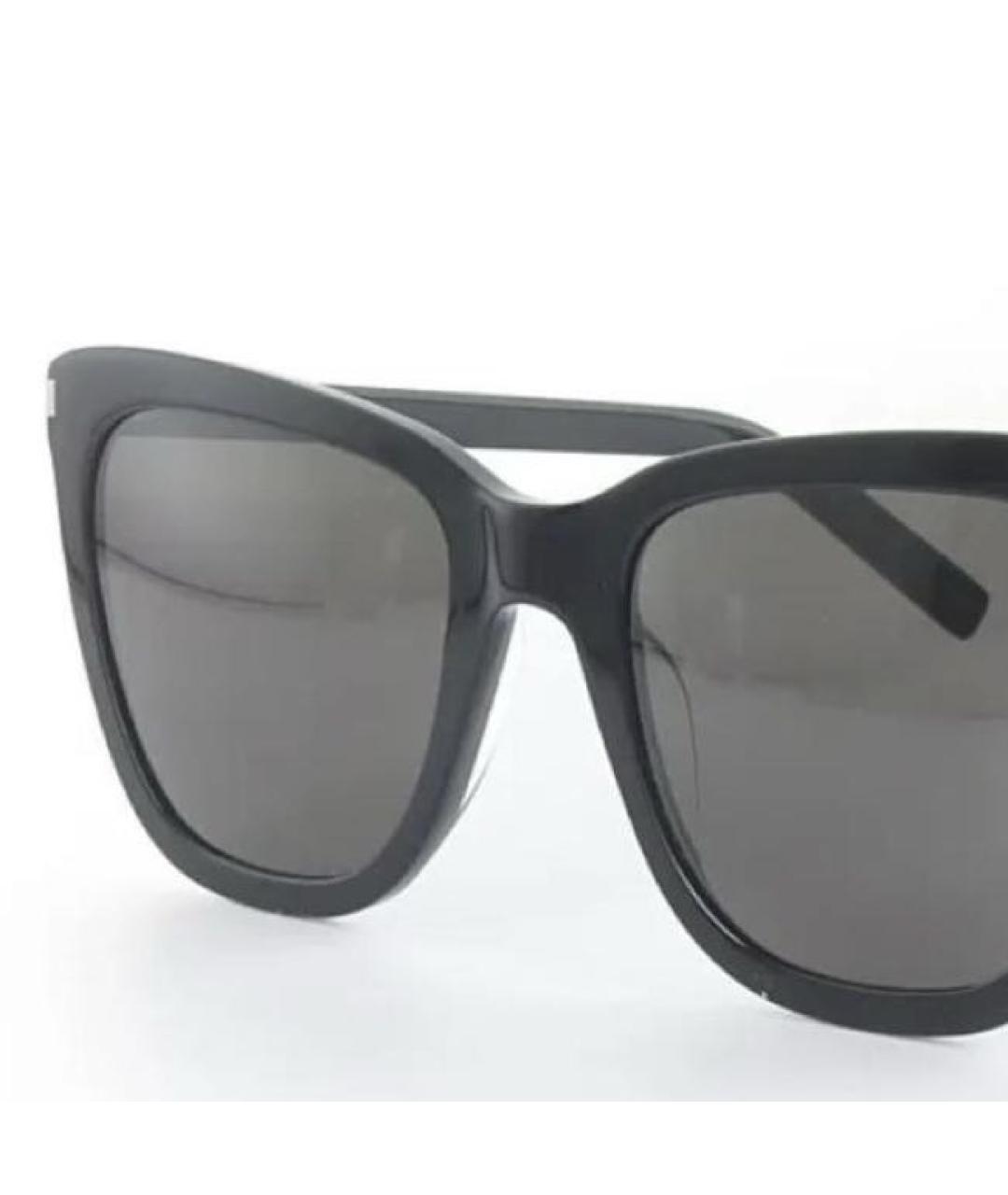 SAINT LAURENT Черные солнцезащитные очки, фото 2