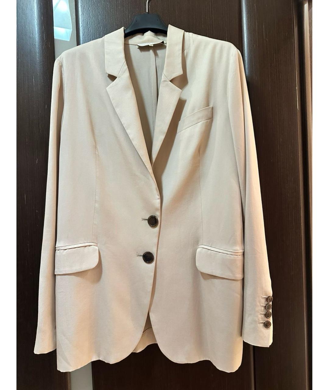ALEXANDER TEREKHOV Бежевый жакет/пиджак, фото 9