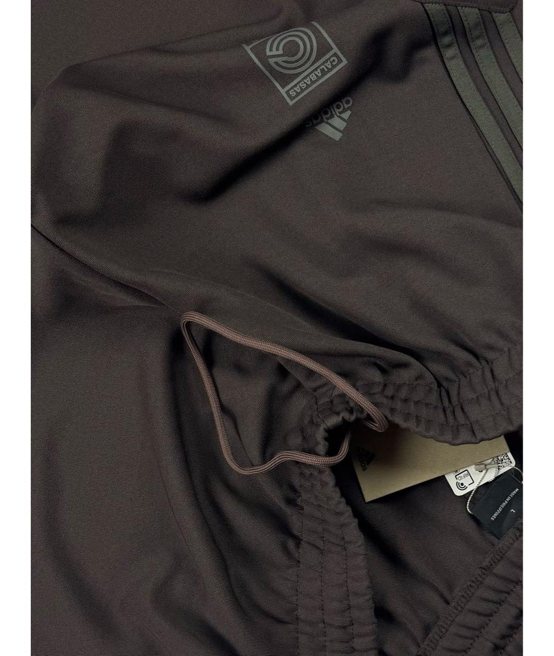 ADIDAS YEEZY Коричневые полиэстеровые повседневные брюки, фото 6