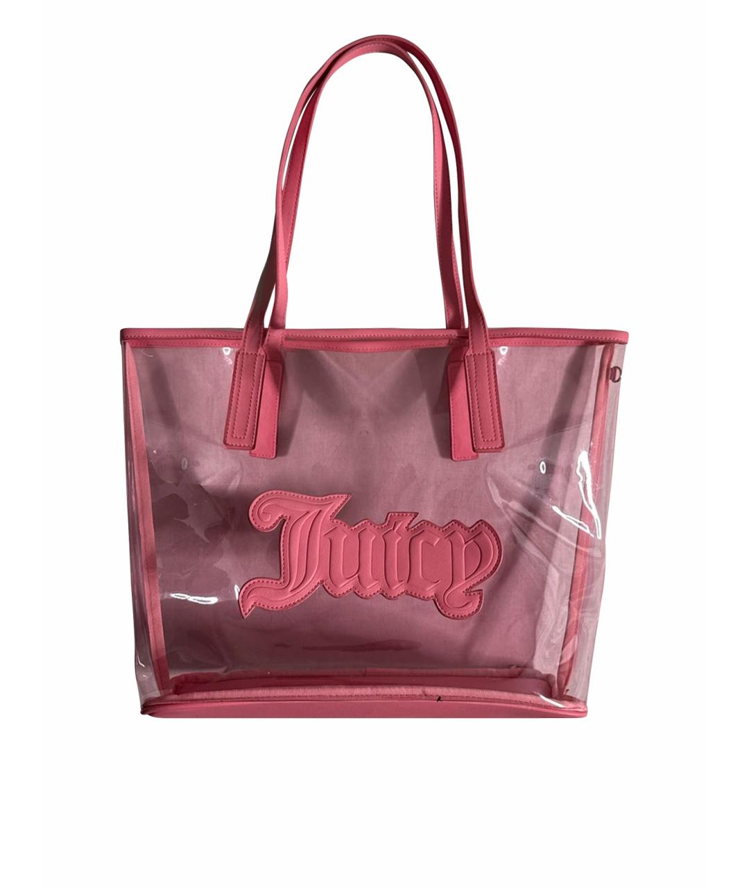 JUICY COUTURE Розовая сумка тоут, фото 4