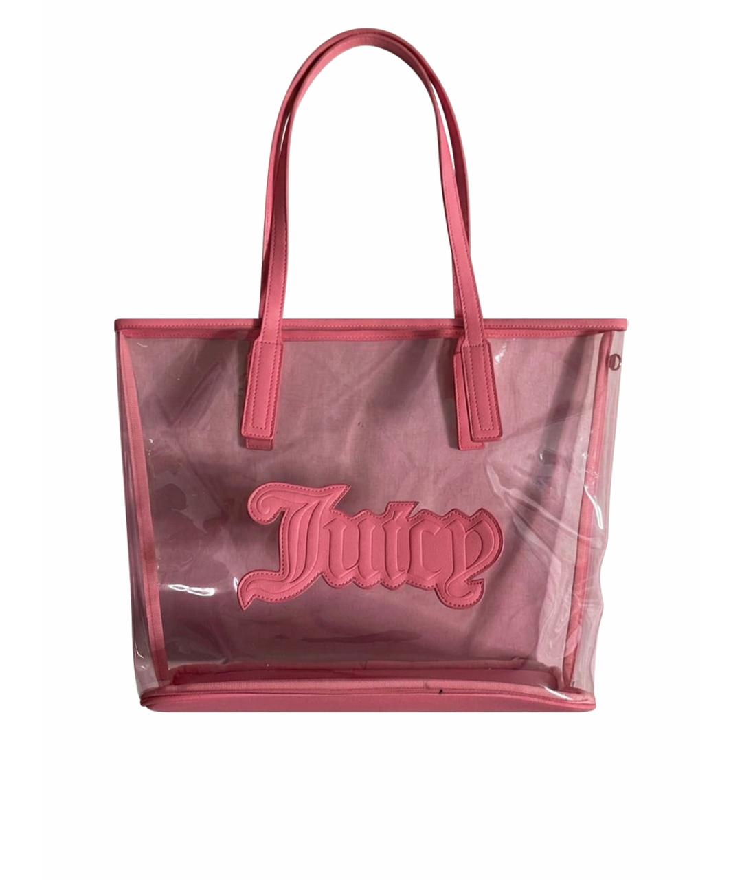 JUICY COUTURE Розовая сумка тоут, фото 1