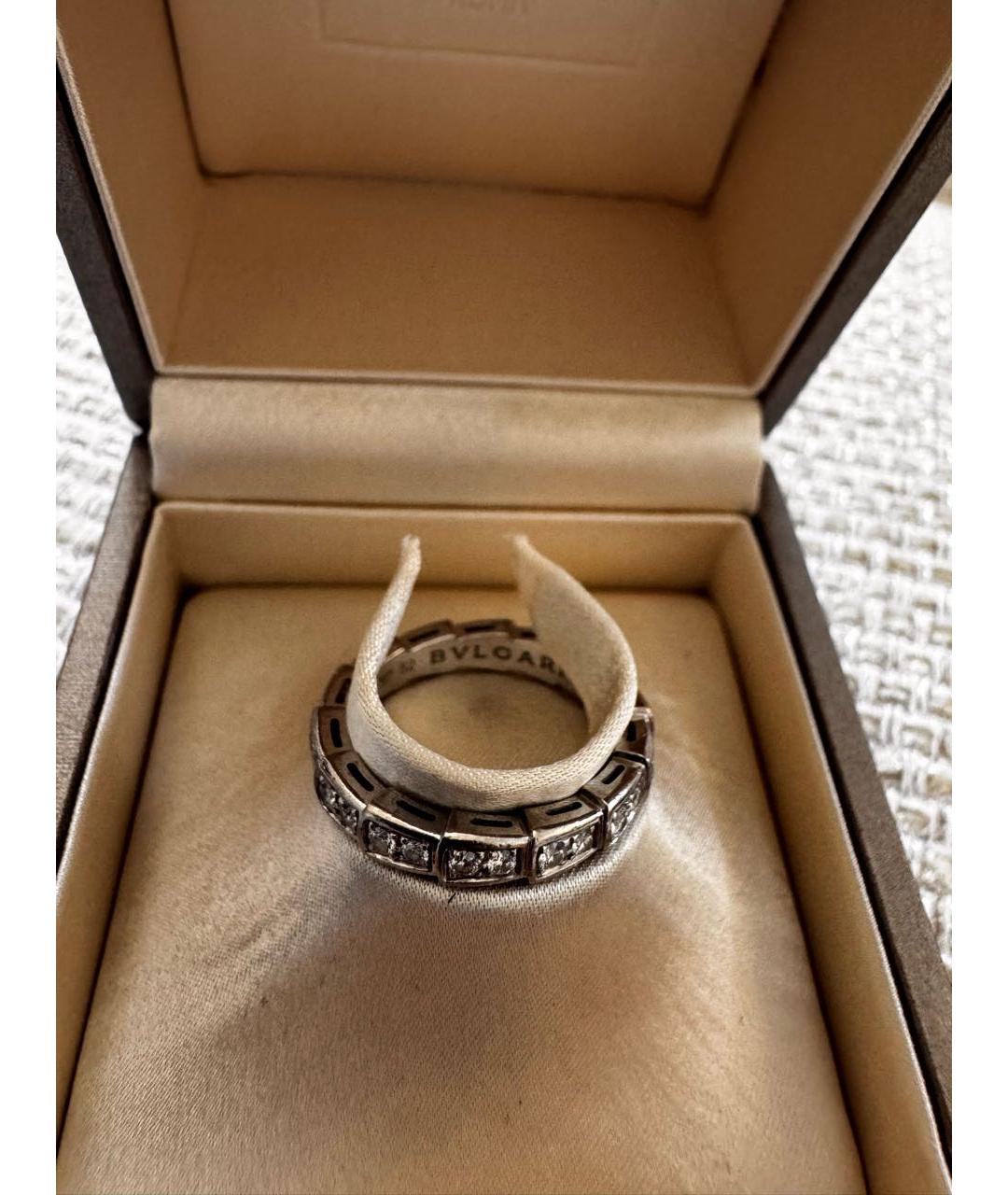 BVLGARI Белое кольцо из белого золота, фото 2
