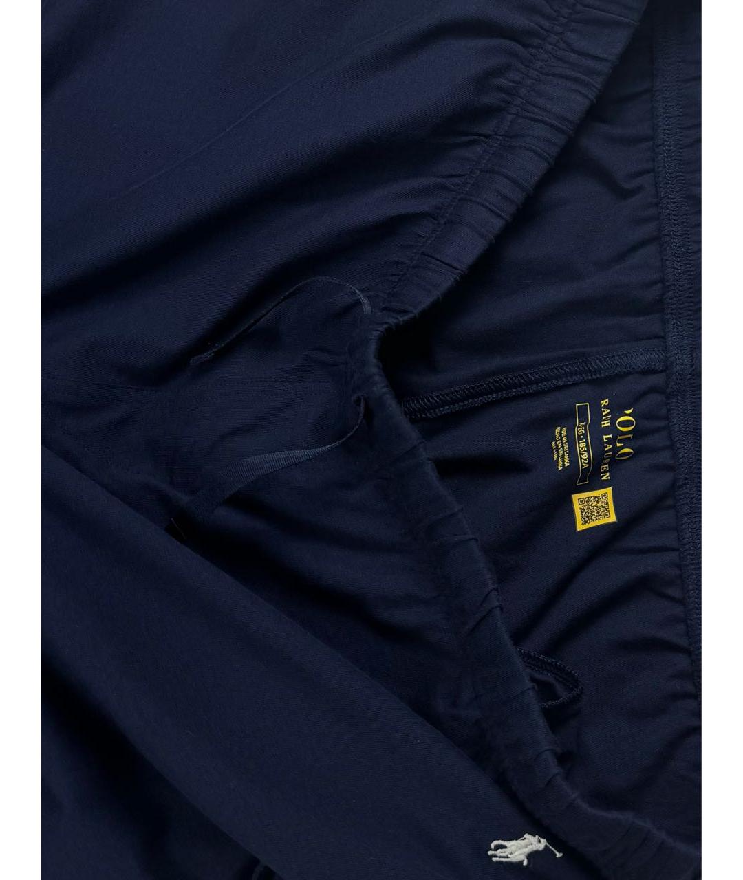 POLO RALPH LAUREN Темно-синие хлопковые повседневные брюки, фото 3