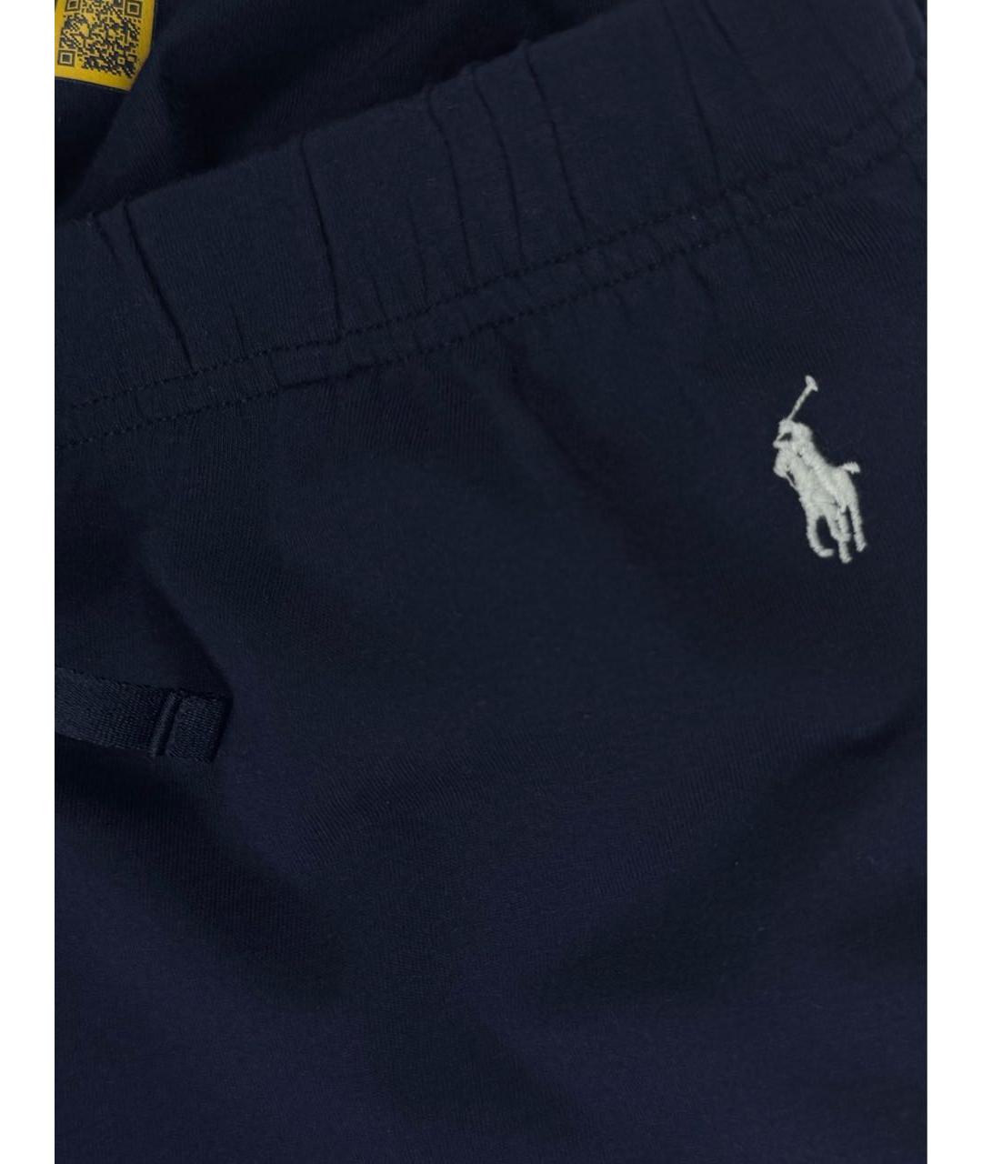POLO RALPH LAUREN Темно-синие хлопковые повседневные брюки, фото 5