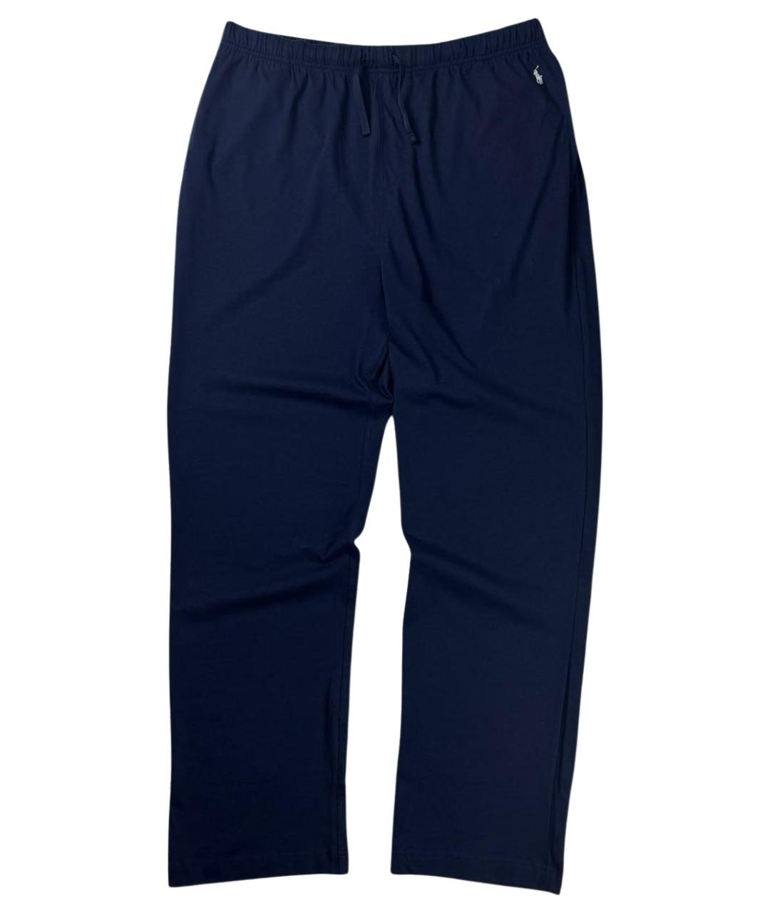 POLO RALPH LAUREN Темно-синие хлопковые повседневные брюки, фото 1