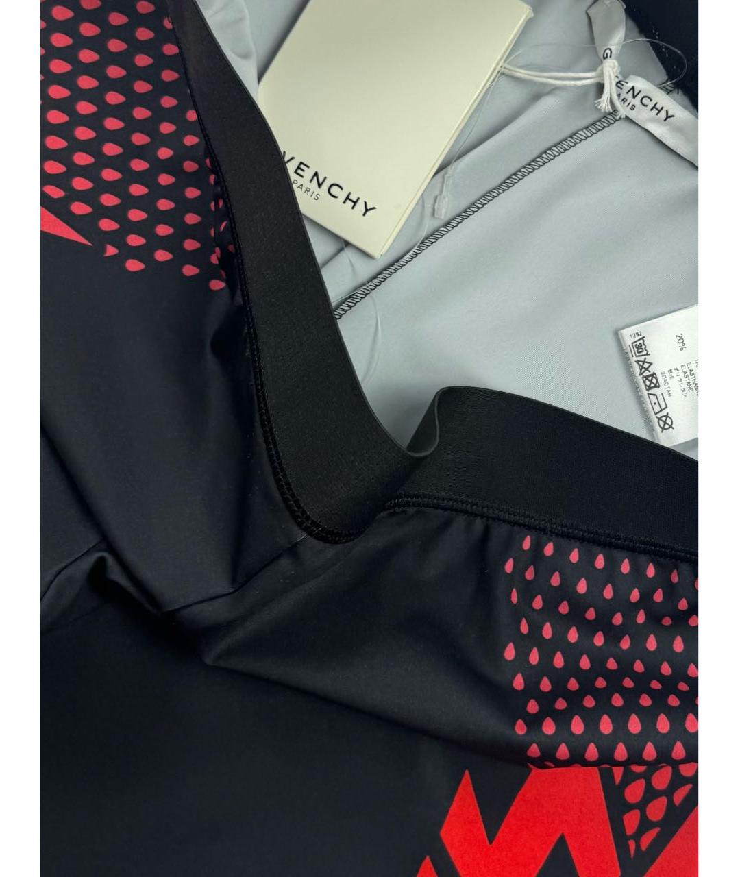 GIVENCHY Черные полиэстеровые шорты, фото 4